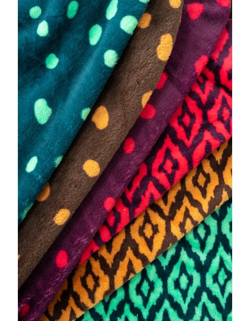 Palloruutu, coral fleece (3 väriä)
